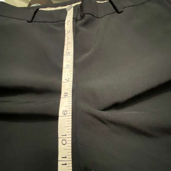 Anne Klein Women Black Dress Professional Wide Leg Pants Career Size 8p Petite - Picture 10 of 13